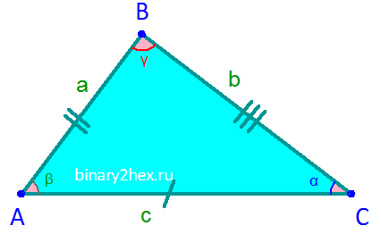 Разносторонний треугольник, особенности