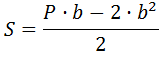 Формула площади прямоугольника Через периметр и одну из сторон